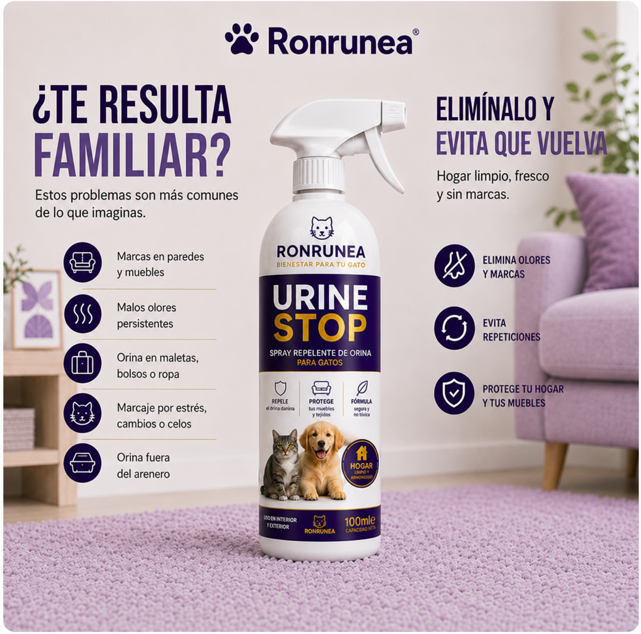 Repelente de Orina de Gatos