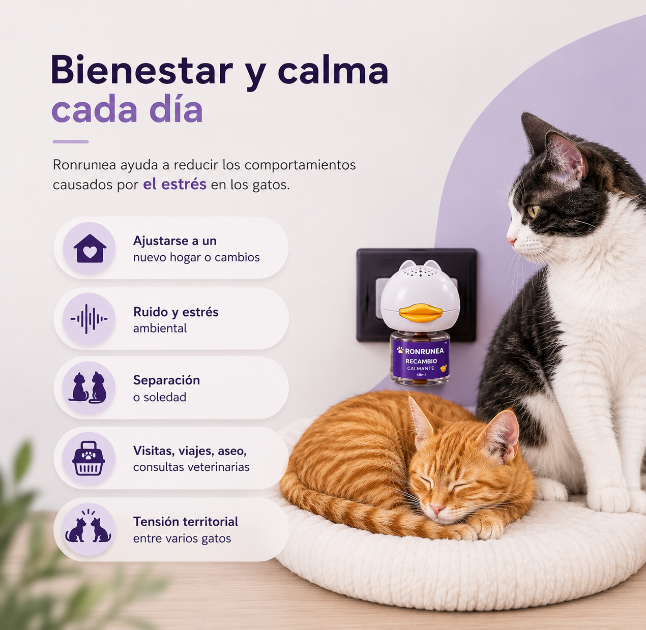 2 Difusores de Feromonas para Gatos