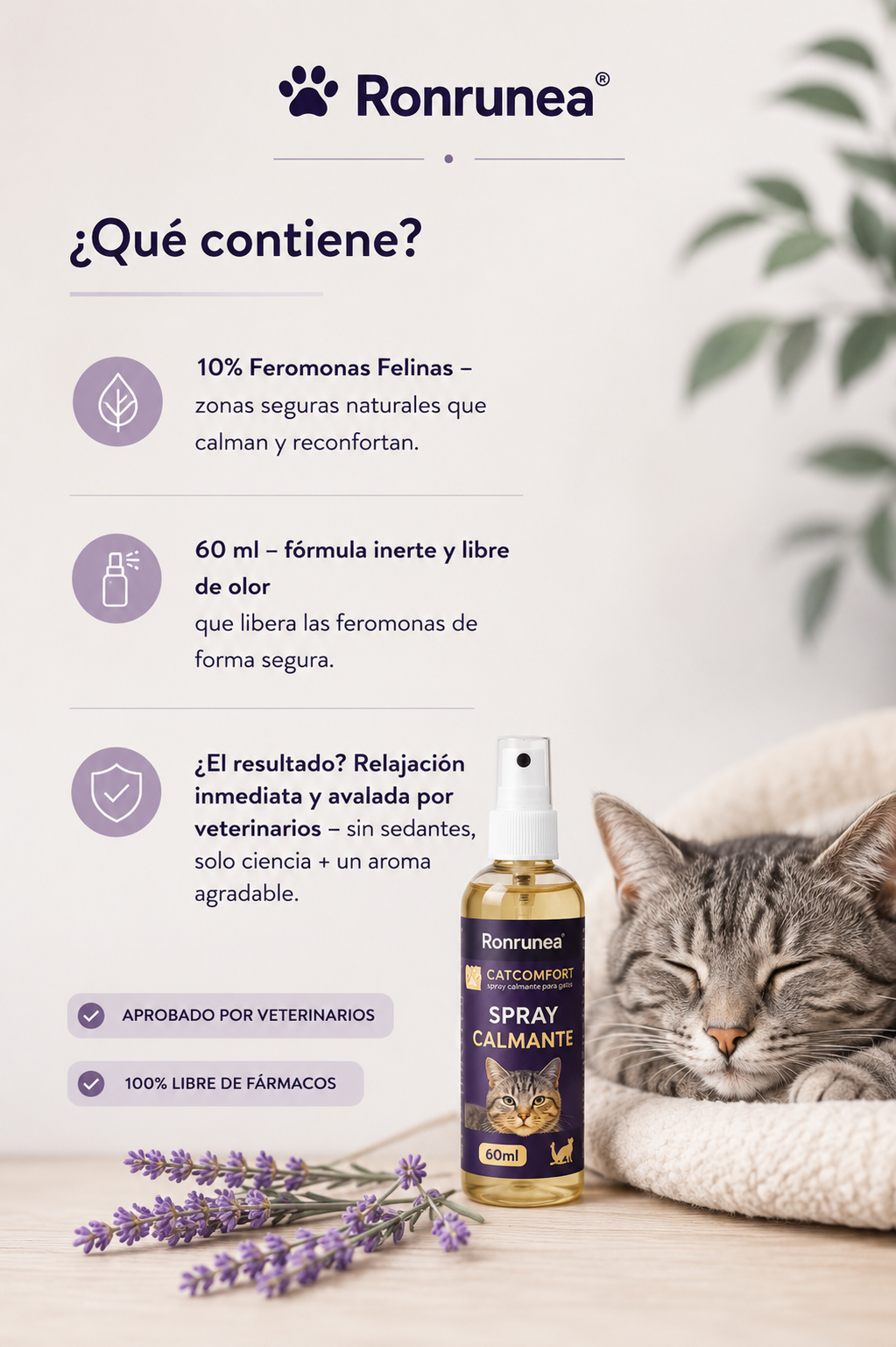 Spray Calmante para Gatos