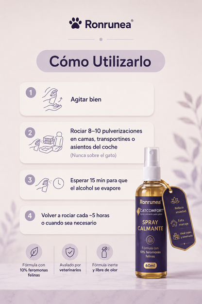 Spray Calmante para Gatos