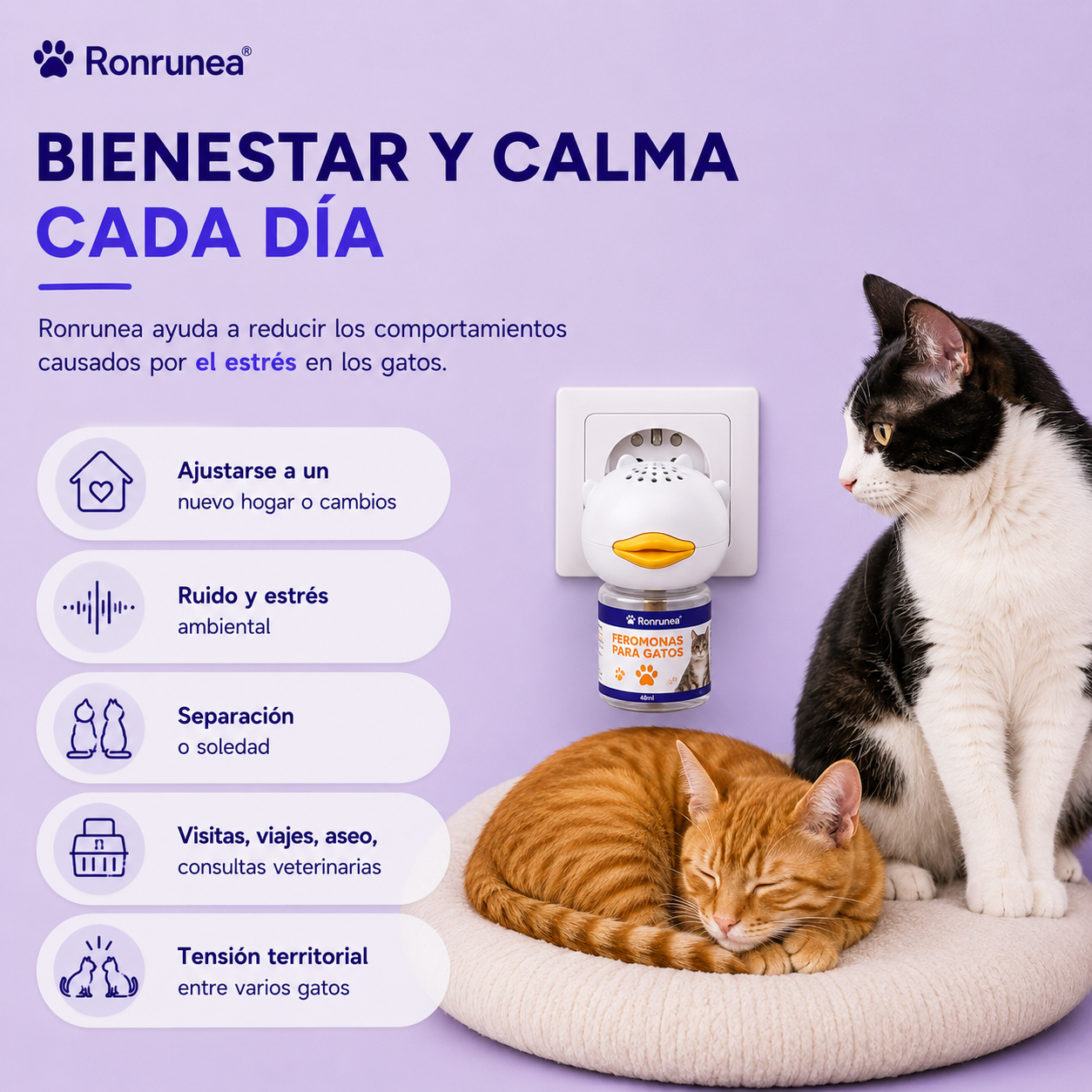 2 Difusores de Feromonas para Gatos